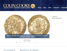 Tablet Screenshot of colincooke.com